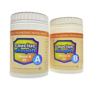 Cauciuc Poliuretanic shore A25 olimpIQ, RTV premium matrite, kit 2kg